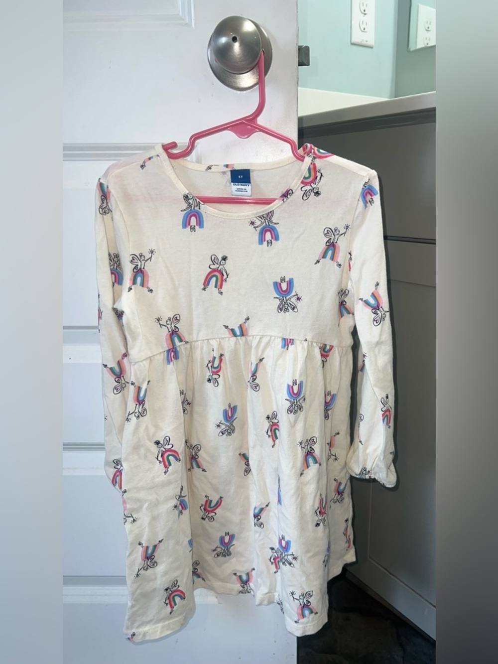 Old Navy Fairy & Rainbow Long‑Sleeve Dress